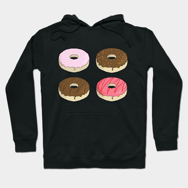 Donuts Hoodie by Kcael